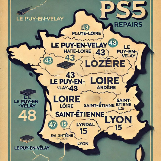 Réparation de PS5 au Puy-en-Velay : Tarifs et Pannes Réparées à Distance dans le Département 43, 48 et Voisins