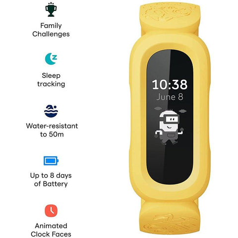 Fitbit Ace 3 montre connecté d'activité enfant Edition Spécial Minions