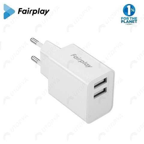 Chargeur 2 USB - 12W (Blanc) - PhoneFix